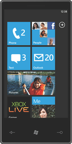 Looking at Windows Phone 7 image