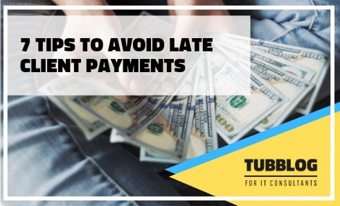 avoid late client payments