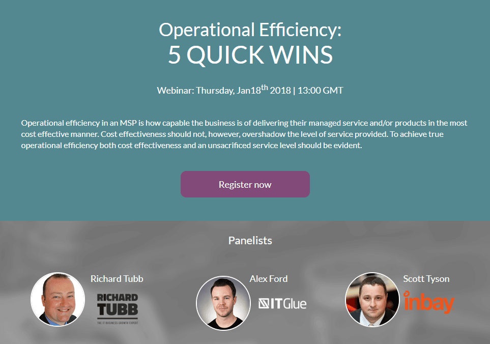 Webinar – Operational Efficiency:  5 Quick Wins image