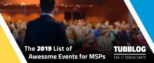 The 2019 List of Awesome Events for MSPs