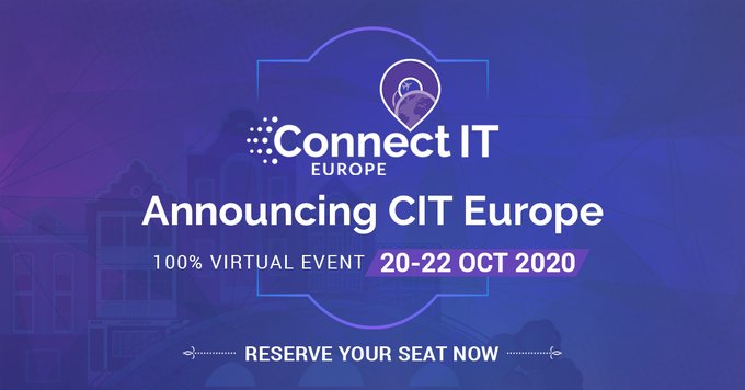 Connect IT Europe 2020 – Virtual Conference image