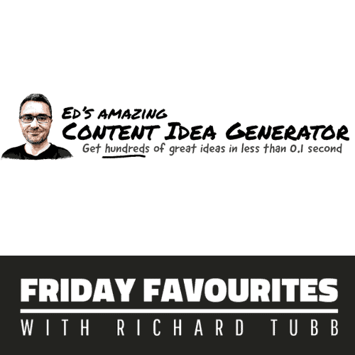 Friday Favourites – Content Idea Generator image