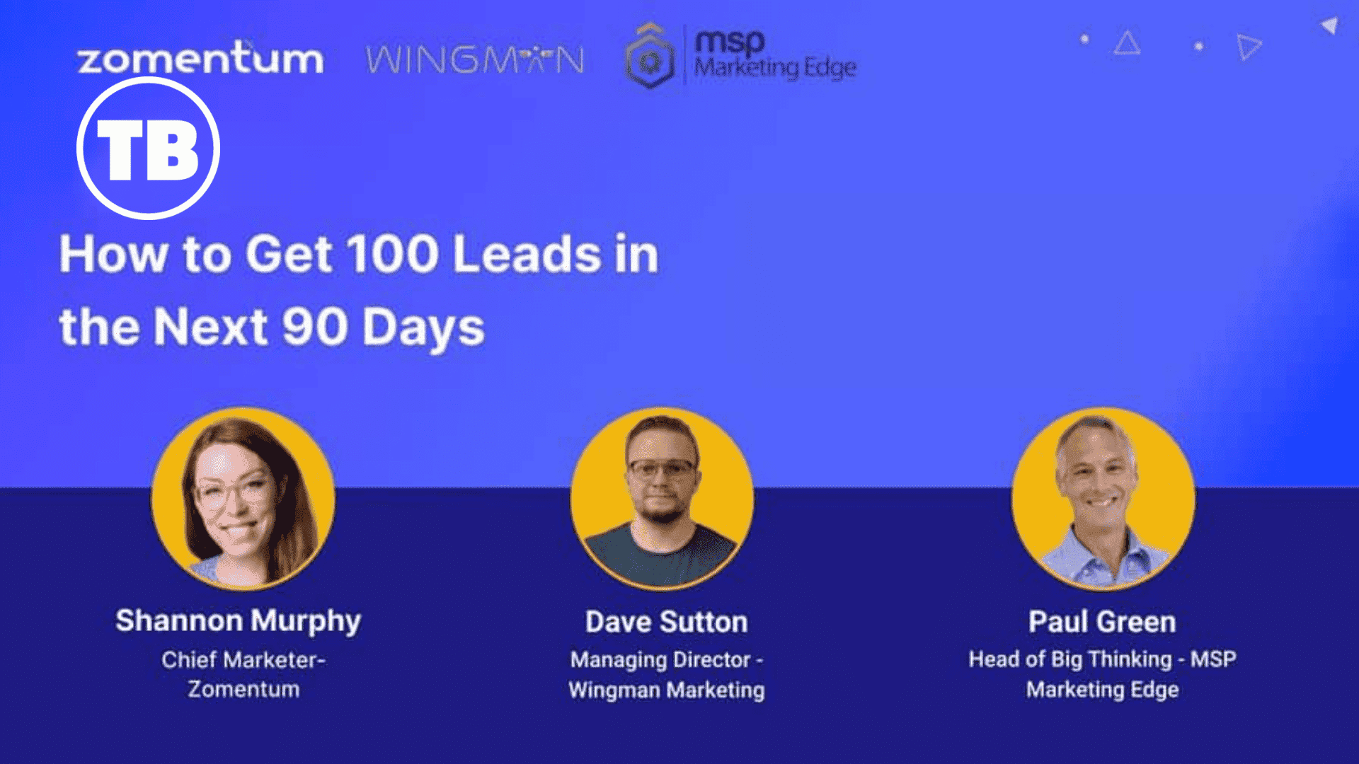 Webinar: How to Get 100 Leads in the next 90 Days image
