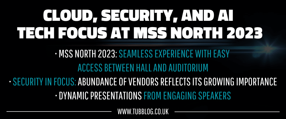 Tech Priorities in The Cloud, Security and AI from MSS North 2023